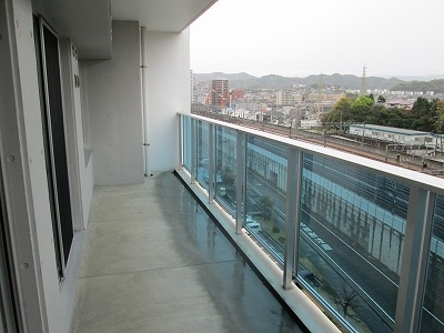 広々したバルコニーです