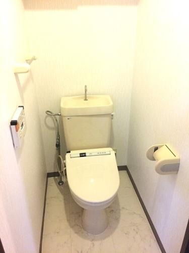 清潔感のあるトイレですね。