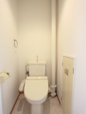 温水洗浄便座付きです