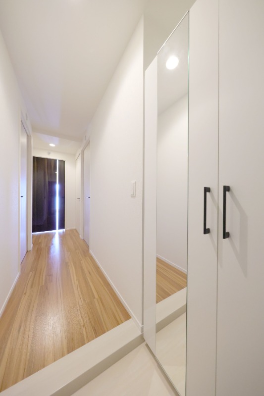 開放感のある玄関ですね