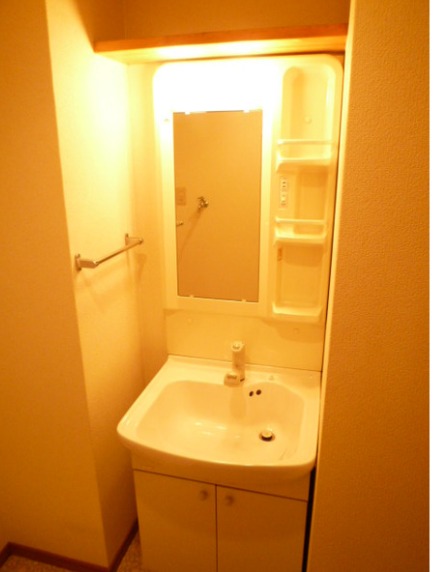 朝の身支度はこちらで