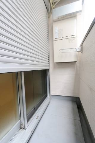 シャッター付なので留守中も安心