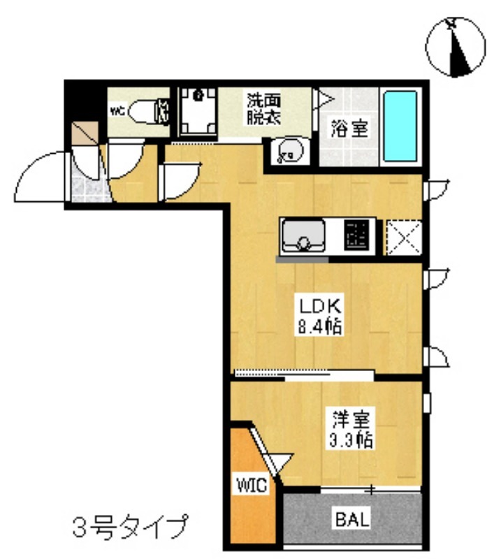 間取や内装は現状を優先します