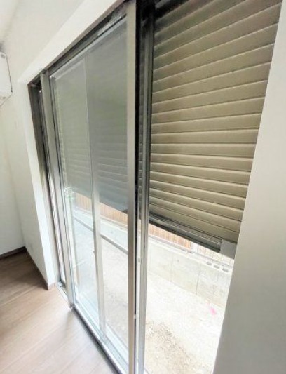 シャッター付きで安心ですね