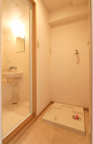 室内洗濯機置き場です