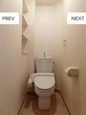 清潔感のあるトイレですね