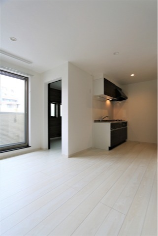 オシャレなデザインのリビングスペースです