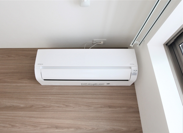 エアコン付きで年中快適です