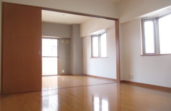 寝室スペースも広々しています