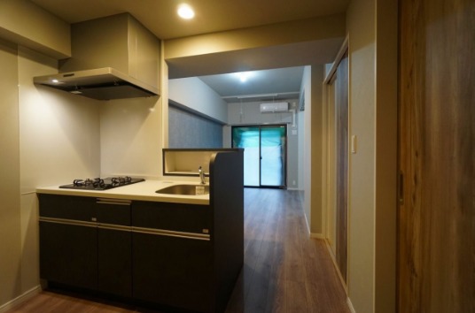 人気のカウンターキッチンです