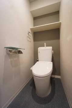 清潔感のあるトイレです