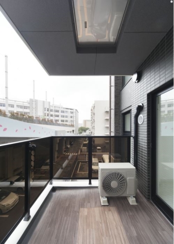 お洗濯物はこちらへ