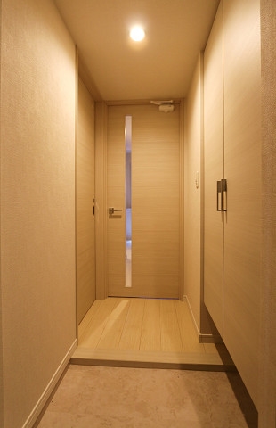 開放感のある玄関です