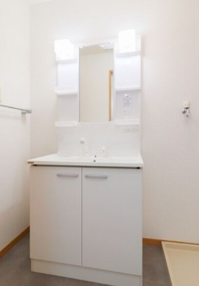 朝の支度はこちらで