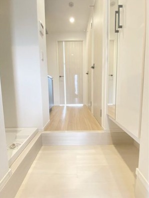 開放感のある玄関ですね