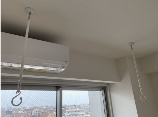 エアコン付きで年中快適に過ごせますね♪