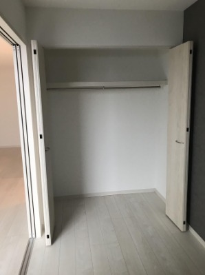クローゼットも完備。
