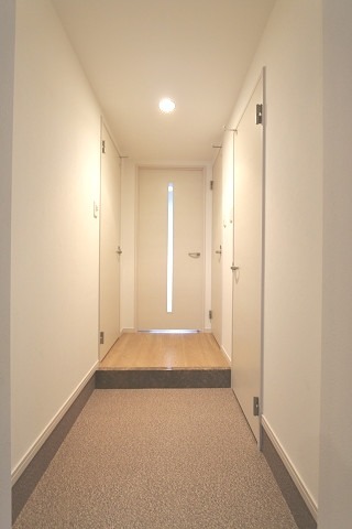 開放感のある玄関ですね