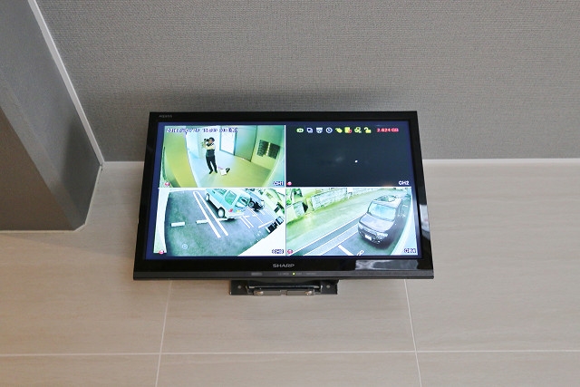 防犯カメラでセキュリティバッチリ