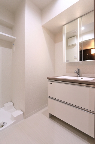 朝の身支度はこちらのシャンプードレッサーで