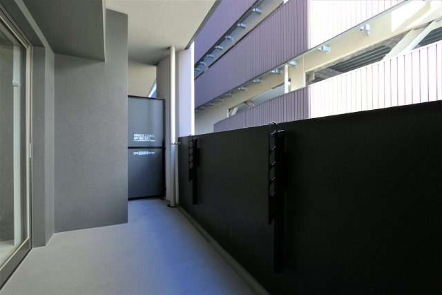 開放的なバルコニーです