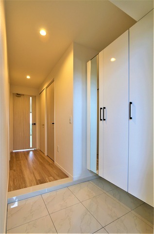 開放感のある玄関ですね