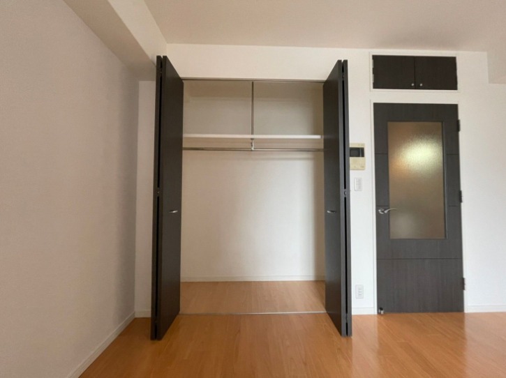 収納力抜群のクローゼットですね