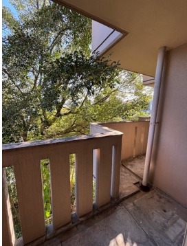 天気のいい日はこちらで洗濯物を干せます