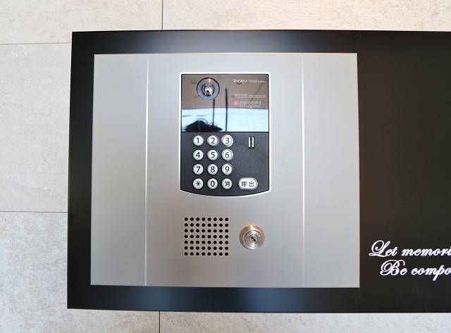 オートロックで安心です