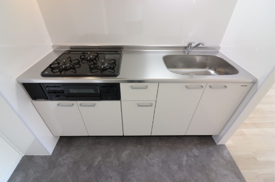 3口コンロで料理の腕が上がりそうです