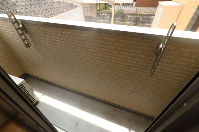 洗濯物たくさん干せます。