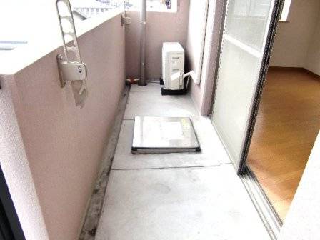 洗濯物たくさん干せます。