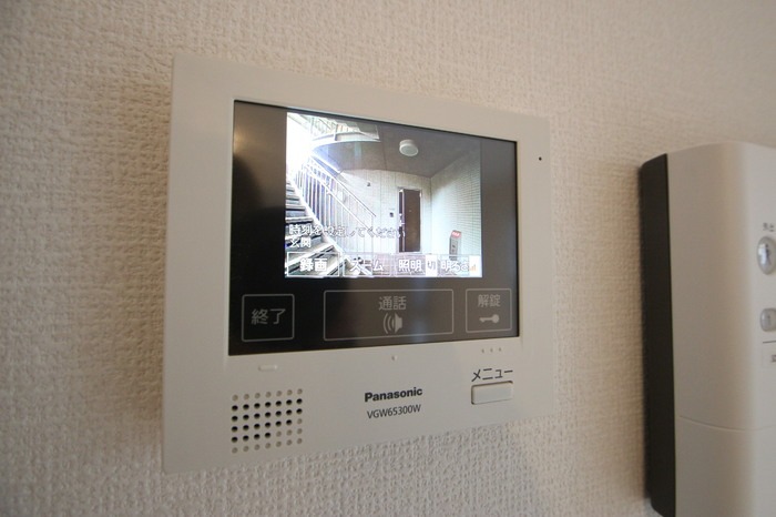 外の様子も見れ安心。