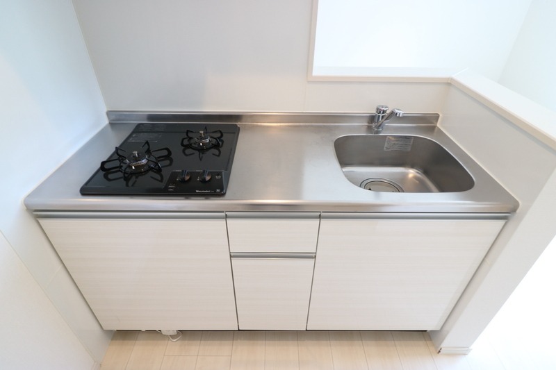 システムキッチンで調理も楽々