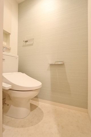 清潔感のあるお手洗いですね