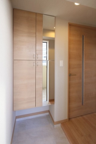 開放感のある玄関ですね