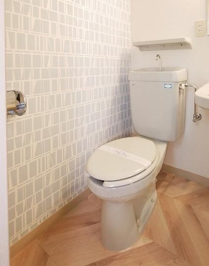 清潔感のあるトイレです