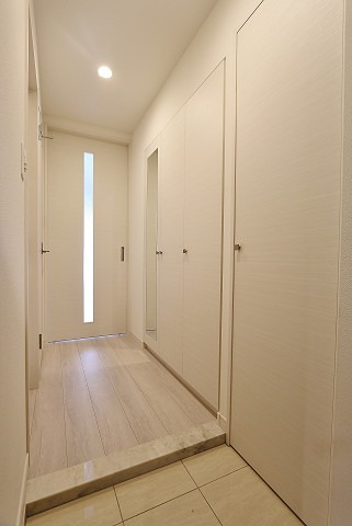 開放感のある玄関ですね