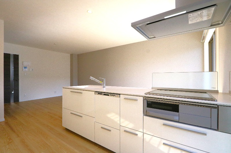 IHコンロでお掃除楽々キッチンです