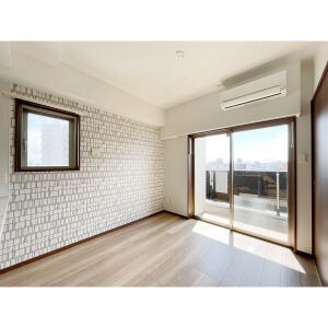 エアコン付きで年中快適に過ごせますね♪