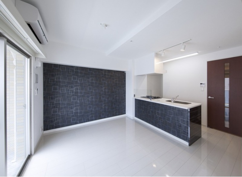 家具の配置がしやすいリビングですね