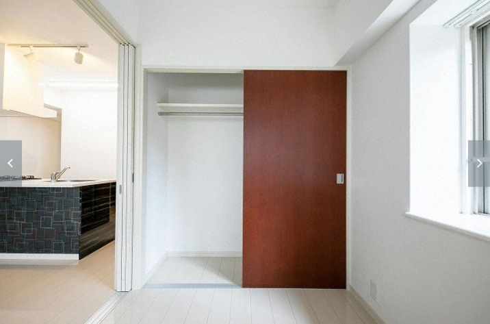 収納力抜群のクローゼットですね