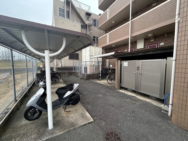 駐輪場もあり。