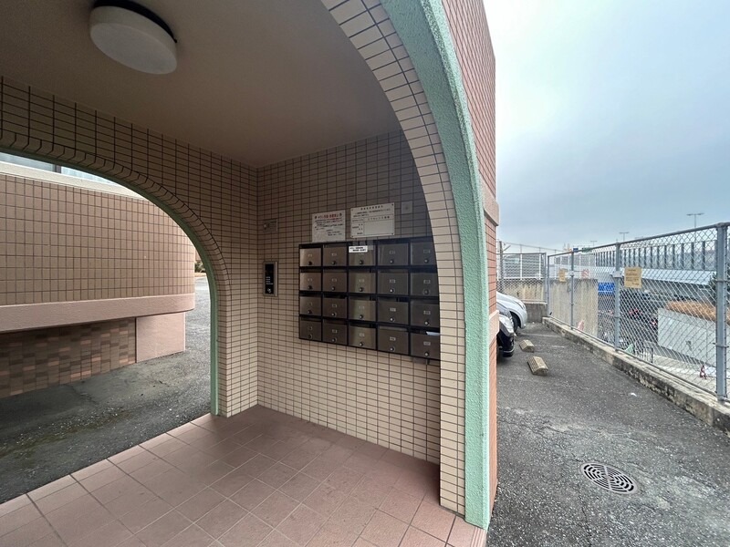 集合ポストもあり。