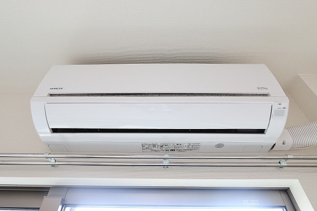 エアコン完備で年中快適に過ごせます