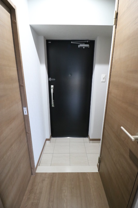 開放感のある玄関です