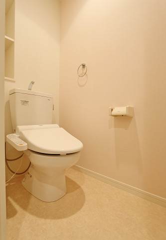 清潔感のあるお手洗いですね