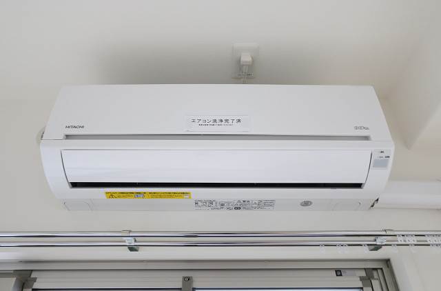 エアコン付きで年中快適