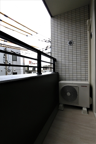 日当たり良好なバルコニー