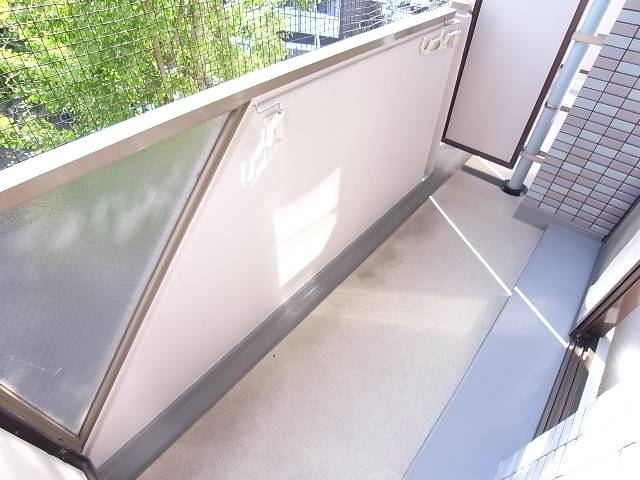 南向きのバルコニーで洋服もよく乾きそうです。